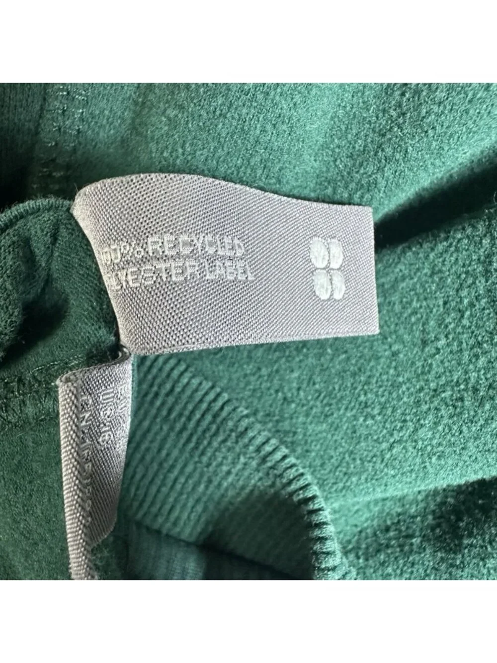 Sweaty Betty Women Green Size 6 Delight Crop Fleece Athleisure Sweatshirt